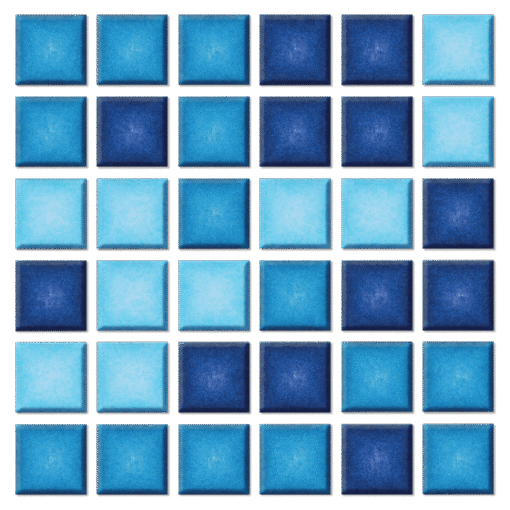 Mosaico Mosaik Azul 3 2x2