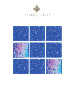 Alternative view of Mezcla Azul Cobalto Stella, (80% C044 + 20% C044B) 2×2 cm – Mosaico para Piscinas