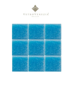 Mosaico Color azul Acapulco “A03” 2×2 cm – Vetro Venezia
