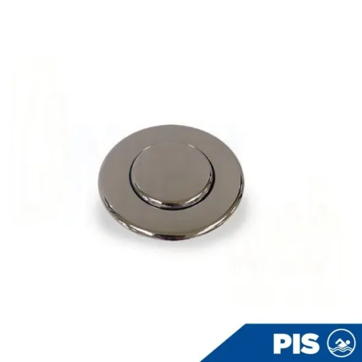 Cubierta para Boton Plastico Cromo
