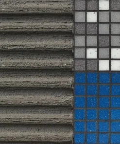 Alternative view of Pega Mosaico Vitreo Diamond Gris Oscuro, Bulto 20K