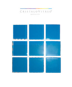 Mosaico Color azul Cobalto claro VC743 – Cristalo Vitreo