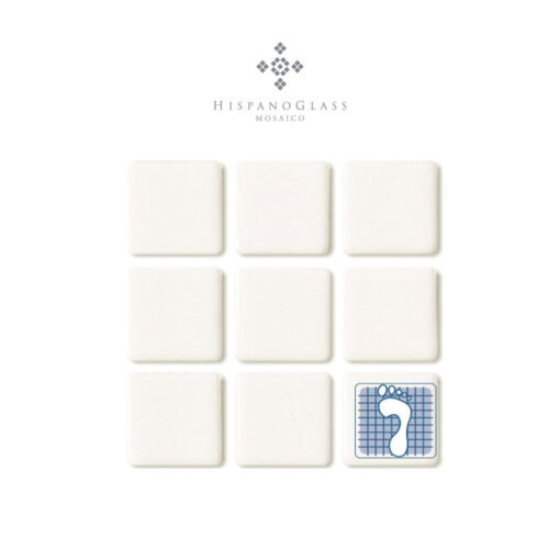 Mosaico Antiderrapante Blanco AN2100 – Hispano Glass