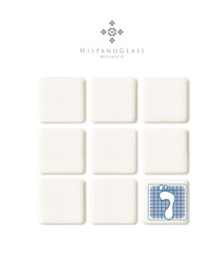 Alternative view of Mosaico Antiderrapante Blanco AN2100 – Hispano Glass