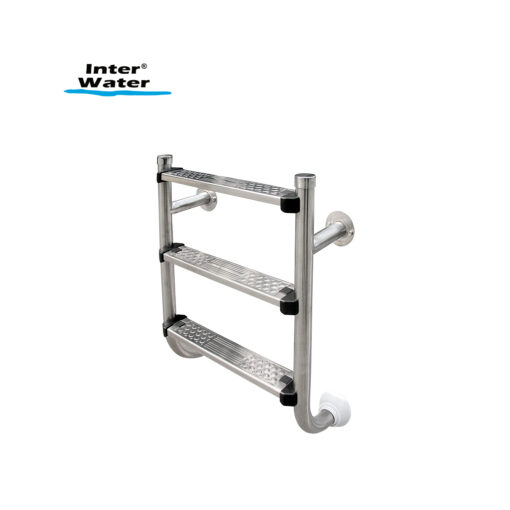 ESCALERA PARTIDA 3 PELDAÑOS, INOX - Inter Wáter