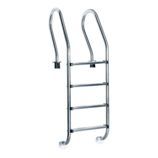 Escalera Mixta 4 Peldaños Acero Inox Panda