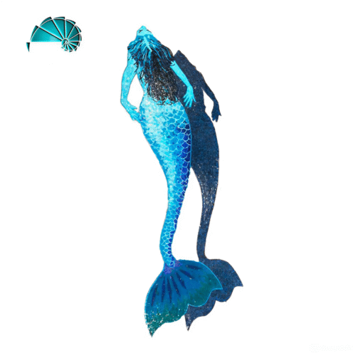 Figura - Sirena Sombra Azul Azul