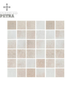 Mosaico Hispano Glass Petra Limestone 2.5 cms