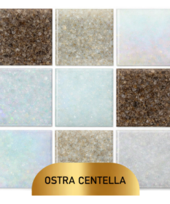 Mosaico Vetrowater Elegance 2X2 Mezcla Ostra Centella