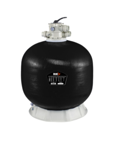 Filtro De Fibra De Vidrio Black Ruex Pool Water 40" C/Valvula De 2"