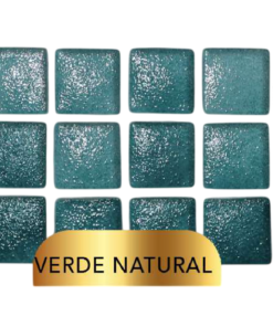 Mosaico Linea Española 2.5 X 2.5 Verde Natural
