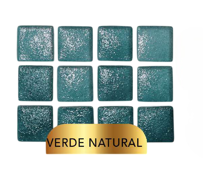 Mosaico Linea Española 2.5 X 2.5 Verde Natural