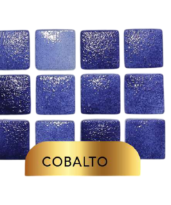 Mosaico Linea Española 2.5 X 2.5 Cobalto