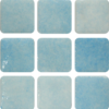 Mosaico vitron serie castilla niebla azul cielo 2.5cm x 2.5cm (Malla) caja 2m2