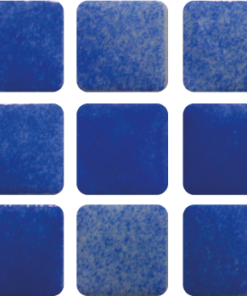 Mosaico vitron serie castilla niebla azul rey 2.5cm x 2.5cm (Malla) caja 2m2