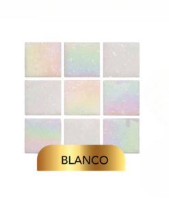 Mosaico Vetrowater Elegance 2X2 Blanco Centella