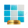 Mosaico Vetrowater Elegance 2X2 Mezcla Bruma Centella