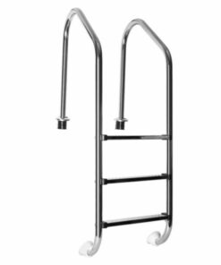 Escalera Estandar 3 Peldaños Acero Inox Panda