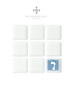 Mosaico Antiderrapante Niebla Blanco AN3100 – Hispano Glass