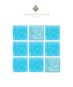 Mezcla Azul Acapulco Stella (80% A03 + 20% A03B) 2×2 cm – Vetro Venezia