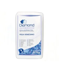 Pega Mosaico Vitreo Diamond Negro, Bulto 20 K