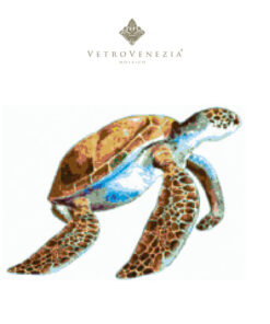 Figura Tortuga 3 – Vetro Venezia