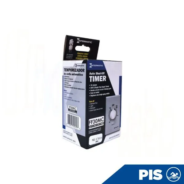 Reloj Intermatic 30 Min. para Hidomasaje