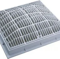 Rejilla y Marco 12" x 12" Blanca Waterway