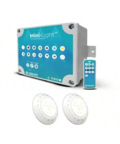 Kit de 2 MiniLight 18W Cable 5 mts con Fuente y Controlador