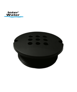 Aereador salero para piso (9 hoyos), 1.5″ – Inter Water NEGRO