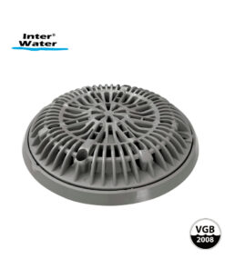 REJILLA Y MARCO CIRCULAR  VGB 2008, 8”, NEGRO