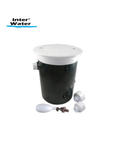 AUTO FILL CON TAPA CIRCULAR GRIS, PARA PISCINAS EN PISO