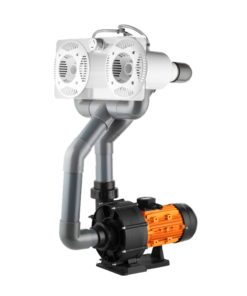 Nado contra corriente HAX STP-D con 2 boquillas y bomba con motor de 4HP