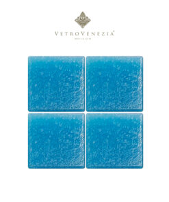 Mosaico Color azul Acapulco “A03” 5×5 cm – Vetro Venezia