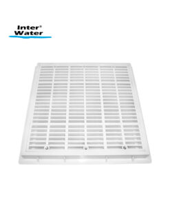 REJILLA CUADRADA DE 12” X 12”, BLANCA