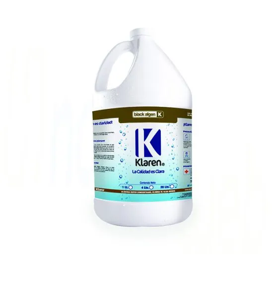 Black Algen Klaren alguicida concentrado para eliminar algas difíciles en albercas