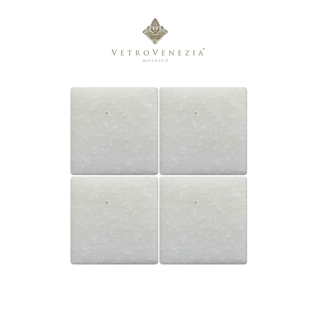 Mosaico Color blanco “A010” 5×5 cm – Vetro Venezia