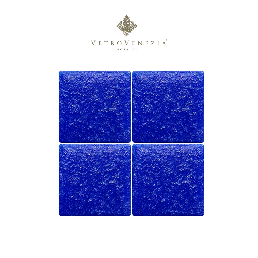 Mosaico Color azul cobalto “C044” 5×5 -Vetro Venezia