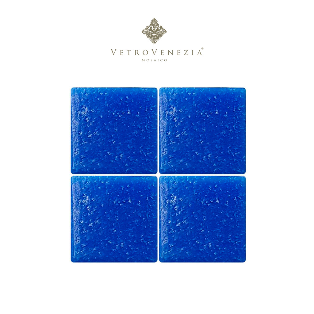 Mosaico Color azul mar “C050” 5×5 cm- Vetro Venezia