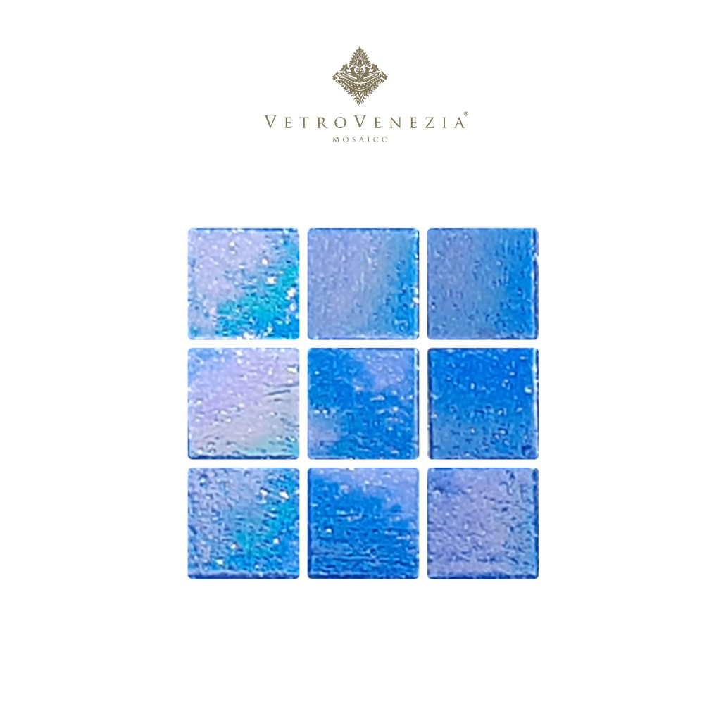 Línea Brillare C044-B, 2×2 cm (Cobalto) – Mosaico para Albercas
