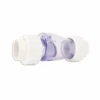 Válvula check transparente para alberca Panda de 1.5 pulgadas