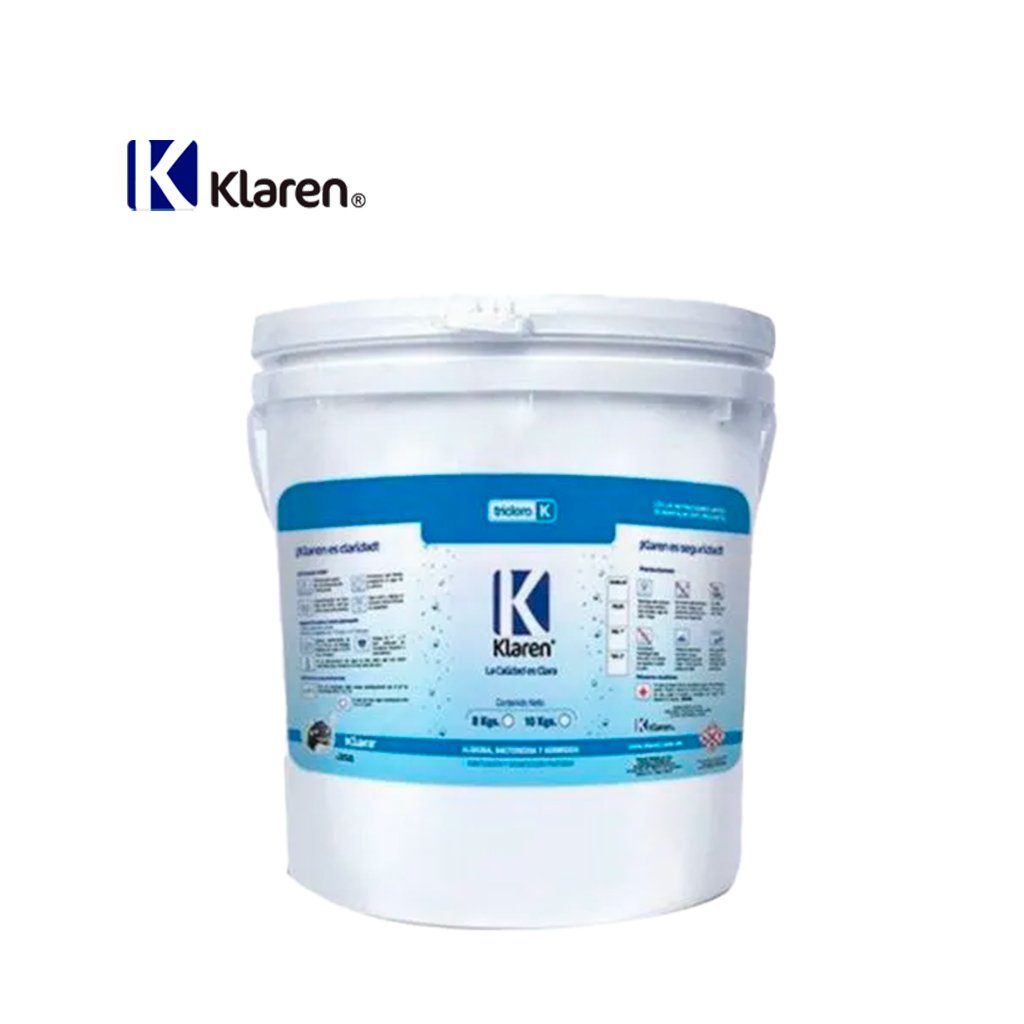 Tricloro Polvo Klaren para sanitización y desinfección de albercas